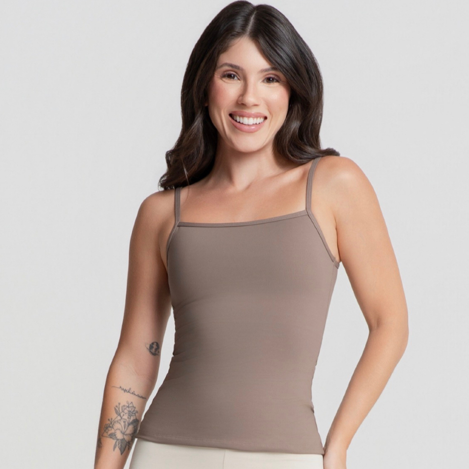 Regata Alça Fina Fitness Blusa Feminino Liso Poliamida Tank Top Slim Camiseta Academia Verão em Oferta na Shopee