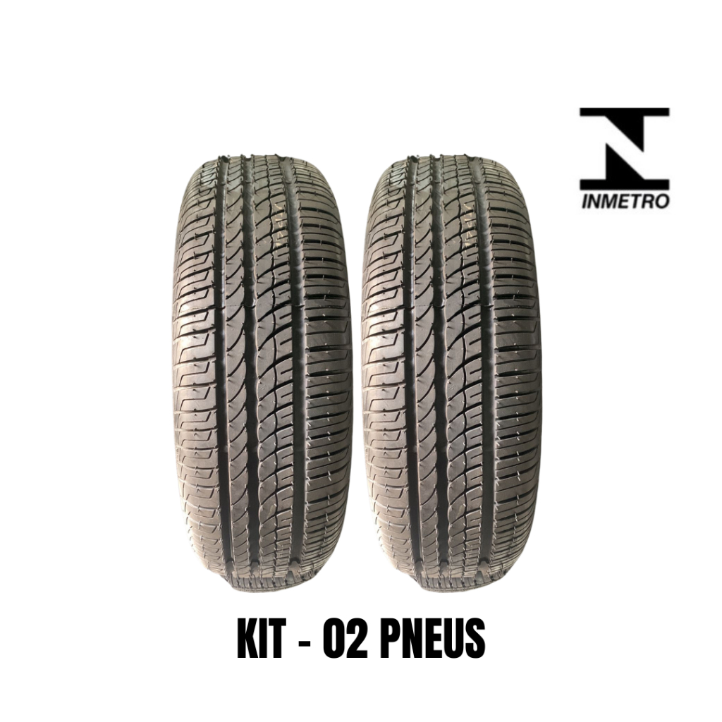 (Aprovado) Kit C/ 02 Pneu Remolde de Carro Borracha Vipal Aro 13/165/70