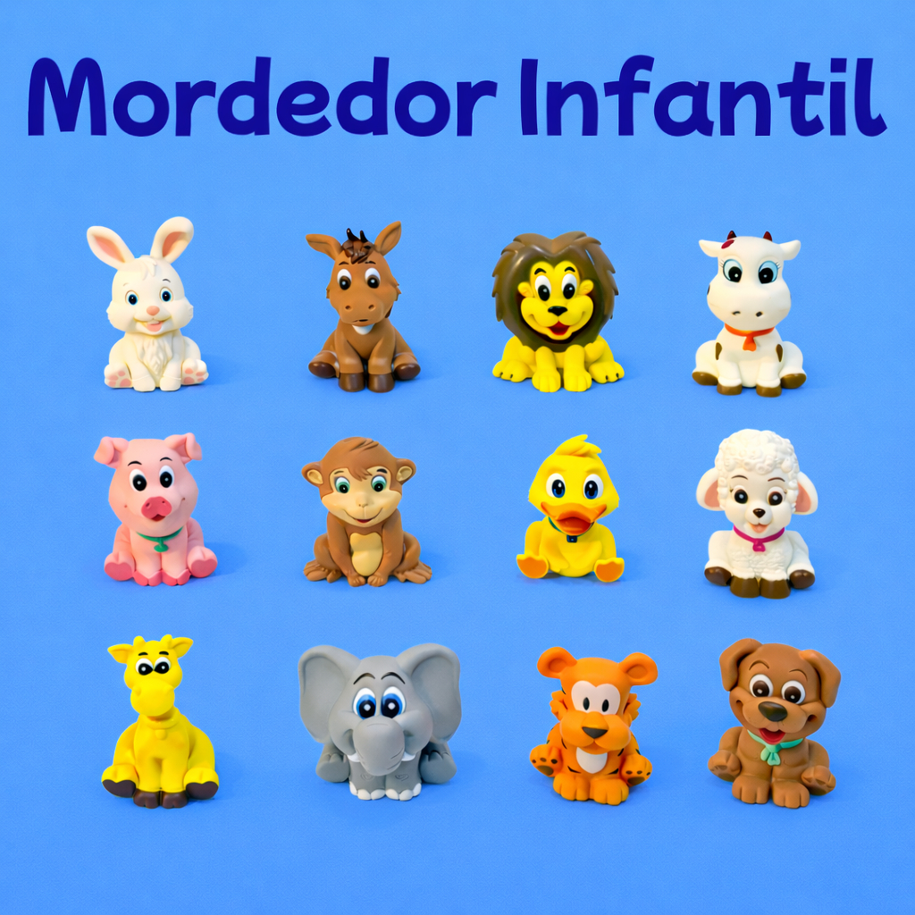 Mordedor Infantil Bebê Bichinhos Cometa Vinil Macio Atóxico Suavemente Perfumado Brinquedo Banho