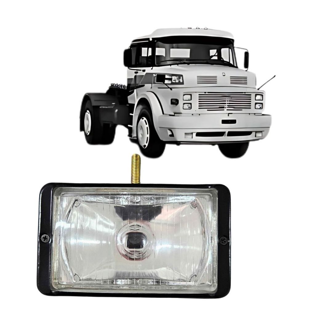 Farol Auxiliar Milha Para Scania 1942 1945 T112 Lente Vidro