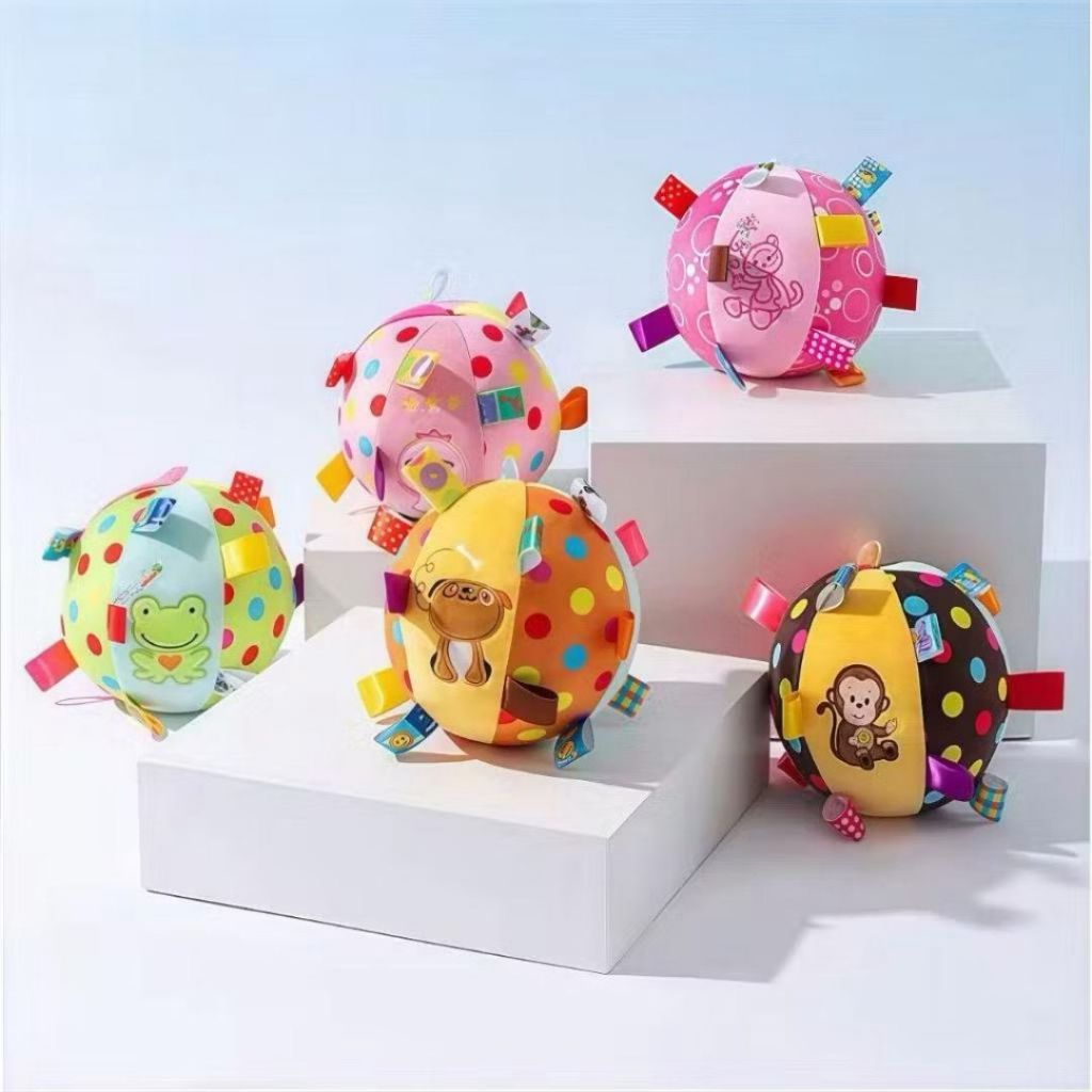 Bola de Pelúcia Sonora para Cães com Guizo Suave Morder Gastar Energia Aliviar Estresse.XHL_ELETRONICOS