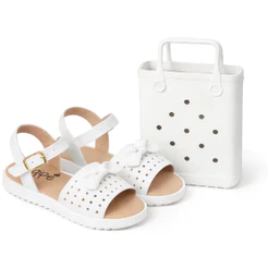 Kit Sandália Infantil Menina Com Bolsinha Infantil Sandálias Infantil Feminina Sandália Blogueira