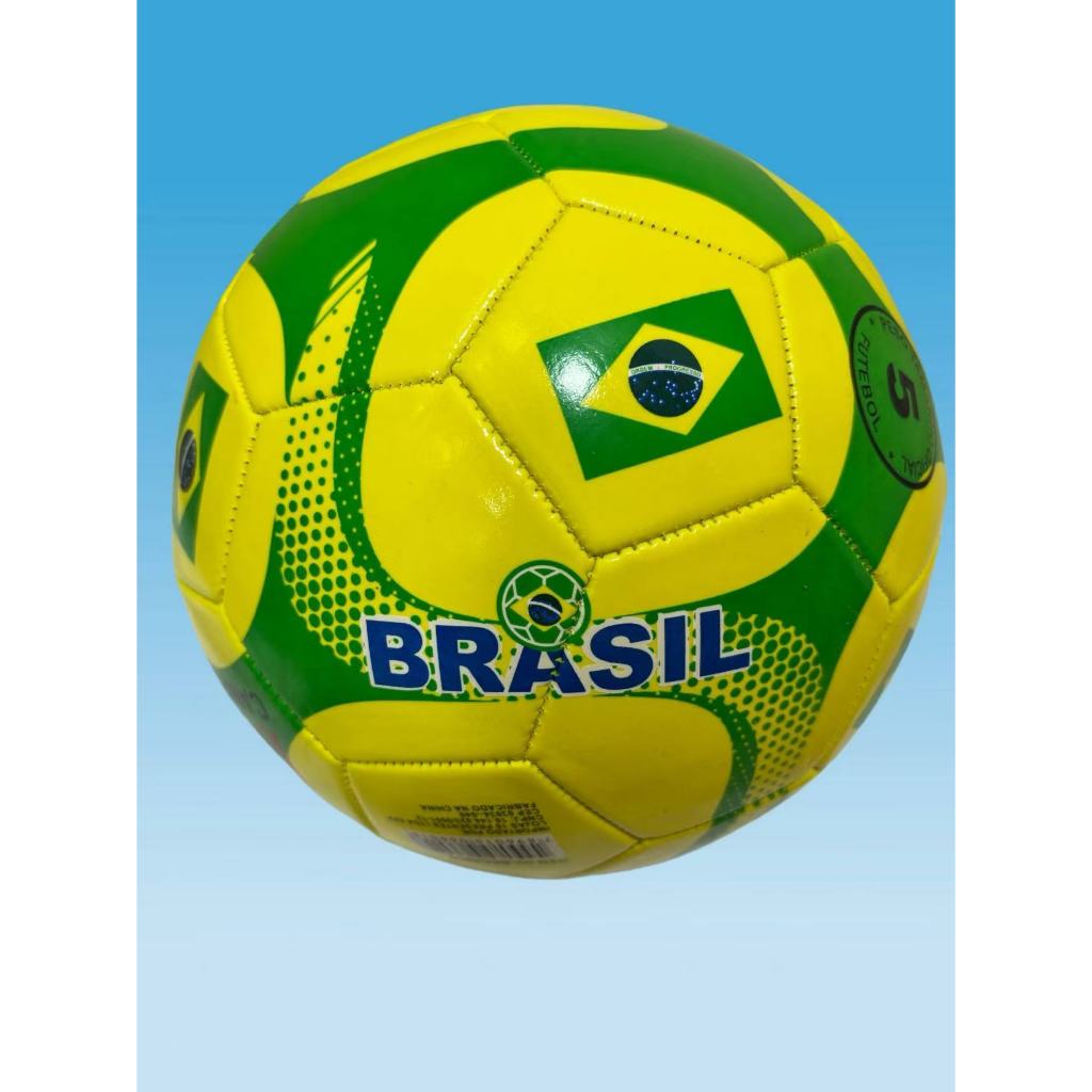 Kit com 20/30/40 Bolas de Futebol Infantil Campo com Estampa do Brasil, Pequeno  Nº 2 ou Grande  Nº 5