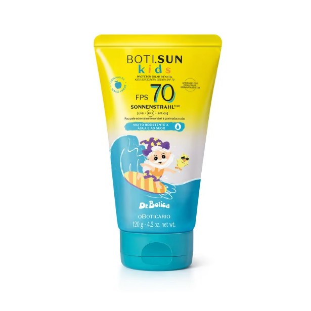 Protetor Solar Infantil FPS70 Boti Sun Kids 120g O boticário