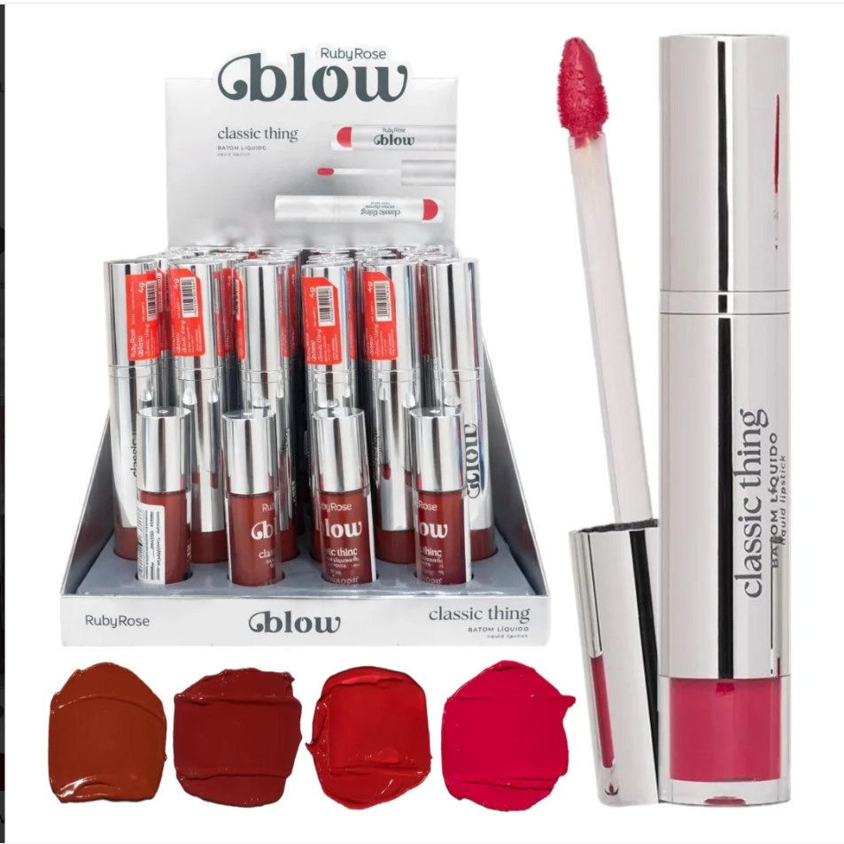 Box C/36 Batom Liquido Classic Thing Blow Ruby Rose HBL6205-G2