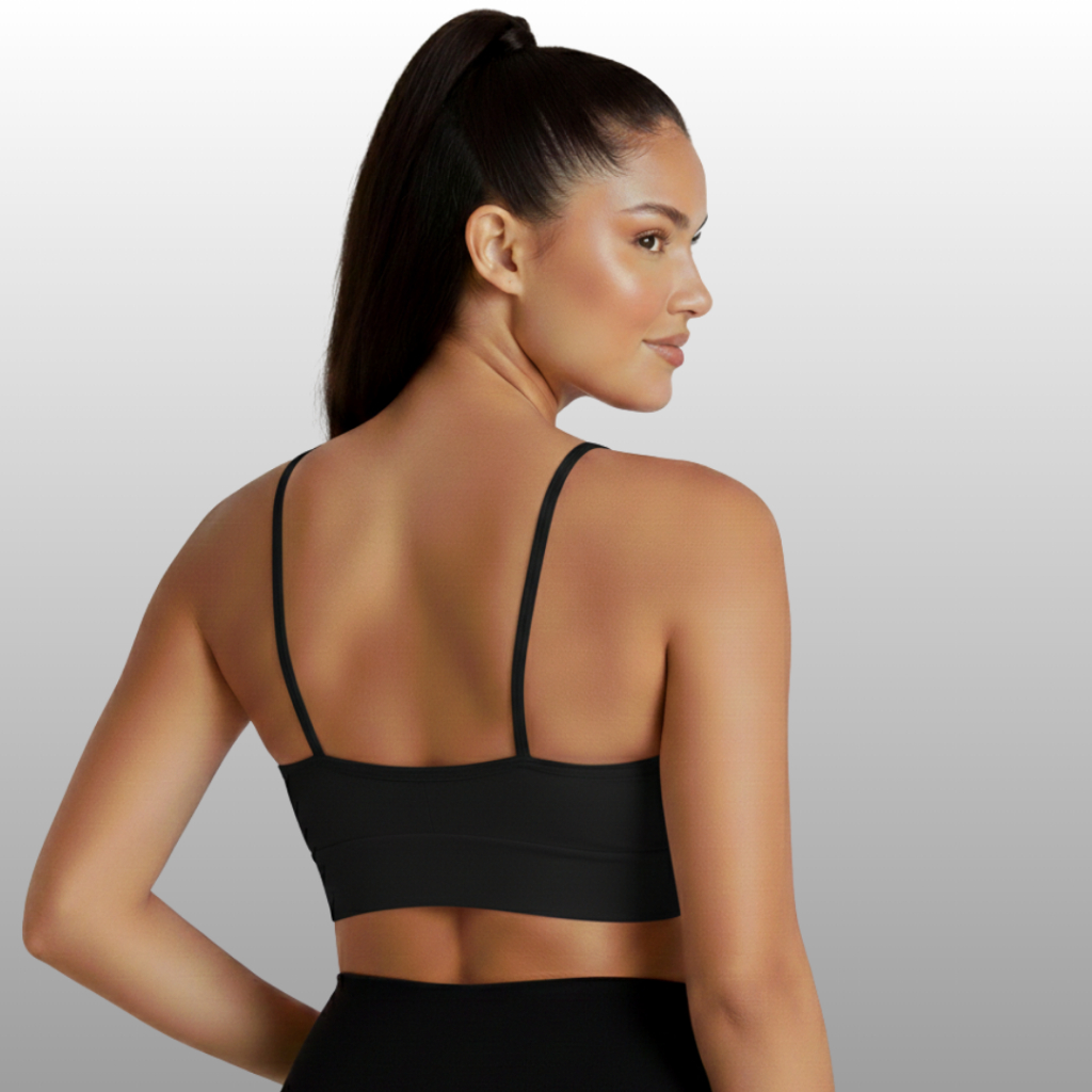 Top Fitness Feminino Poliamida Alcinha Topper Academia Musculação Boutique Corrida