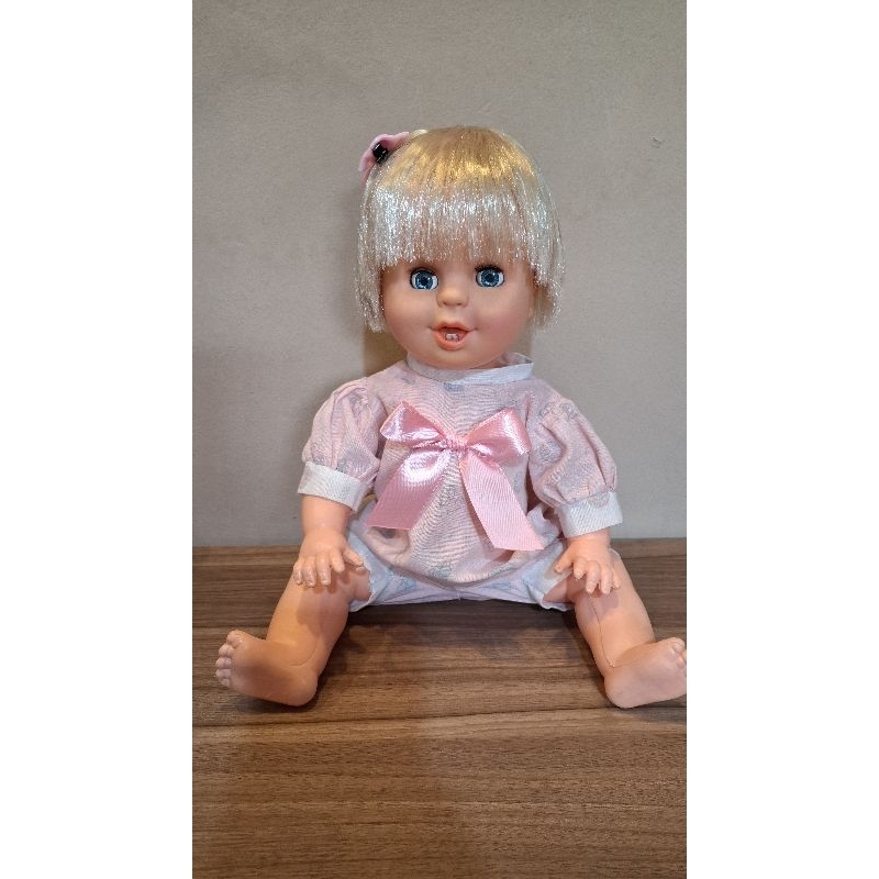 Boneca Antiga Bebê Dentinho Estrela