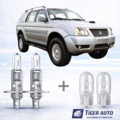 Lâmpada farol BAIXO + LANTERNA MITSUBISHI PAJERO SPORT 2007 ATÉ 2009