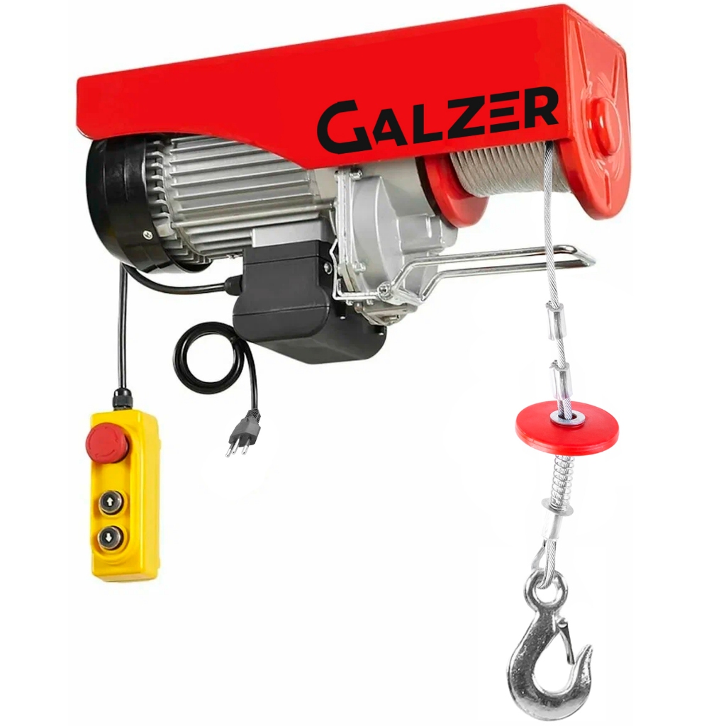 Talha Elétrica Capacidade 1000 Kg Elevação De Até 6 Metros 220v Galzer em Oferta na Shopee