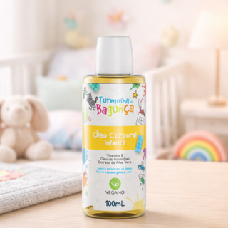 Kit 03 Frascos de Óleo Corporal Infantil TURMINHA DA BAGUNÇA Altamente Hidratante 100 ML em Oferta na Shopee