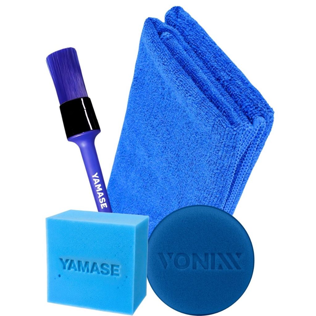 Kit Automotivo Aplicador de Espuma Vonixx Pano Microfibra E Pincel Detalhamento em Oferta na Shopee