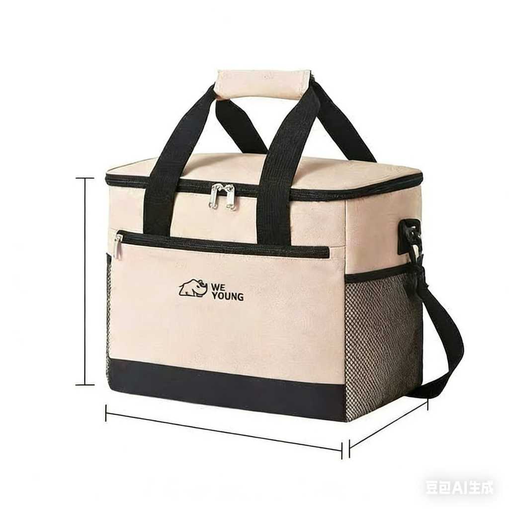 Bolsa Termica Super Grande 18Litros para Alimentos e Bebidas - Cor Cinza Ideal para Piquenique, Praia e Viagem em Oferta na Shopee