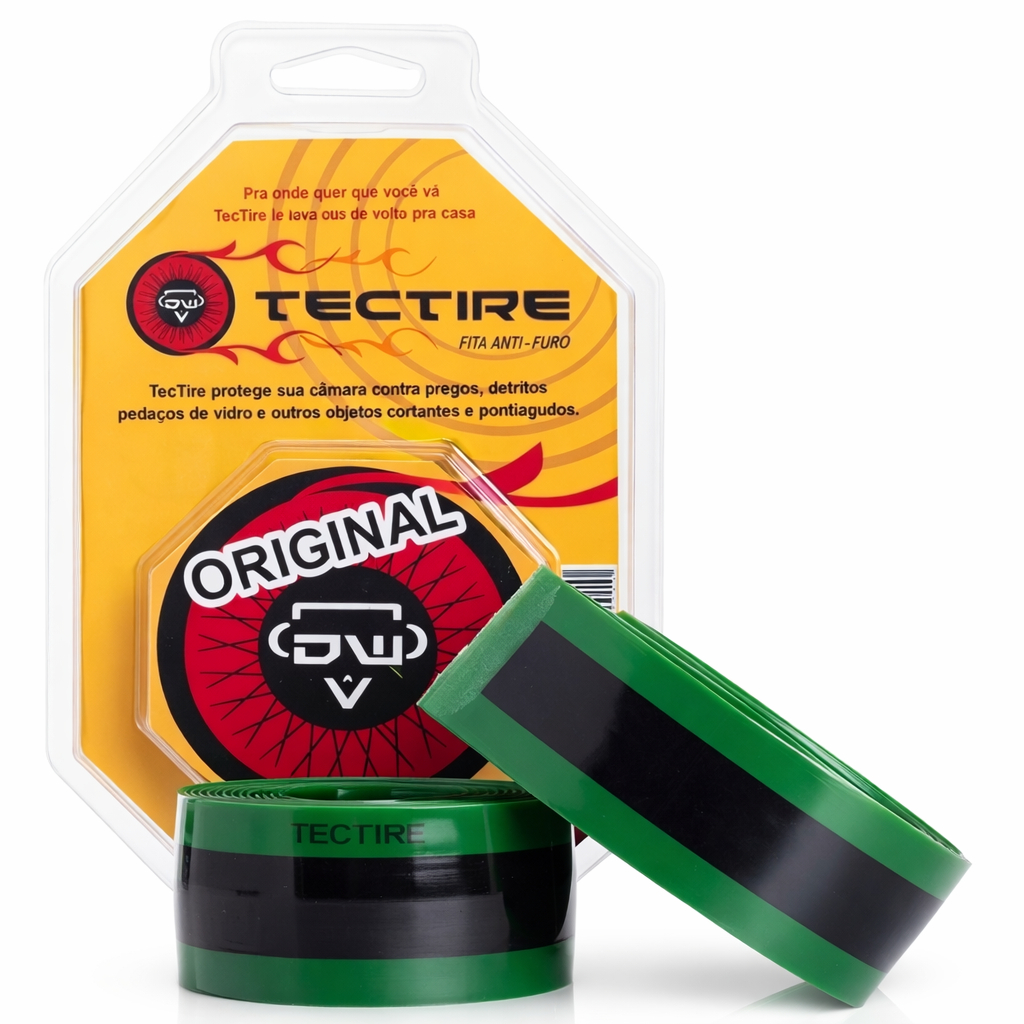 Kit 2 Fitas Anti Furo Tectire Bicicleta Aro 20 24 26 29 2,1 Metros Ciclismo
