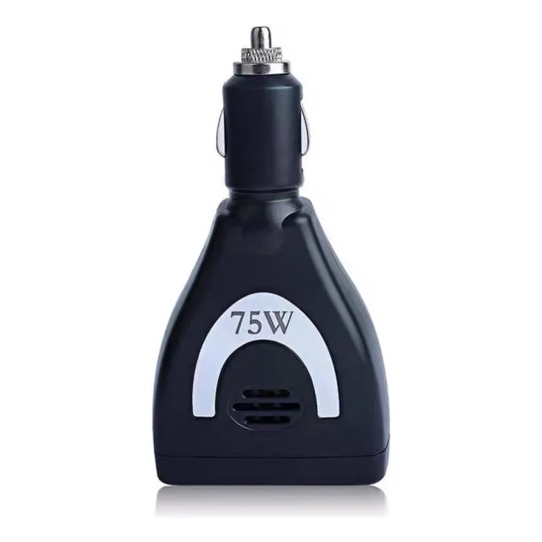 Inversor Tensão 12v 110v 75w Veicular Tomada Usb Carregador
