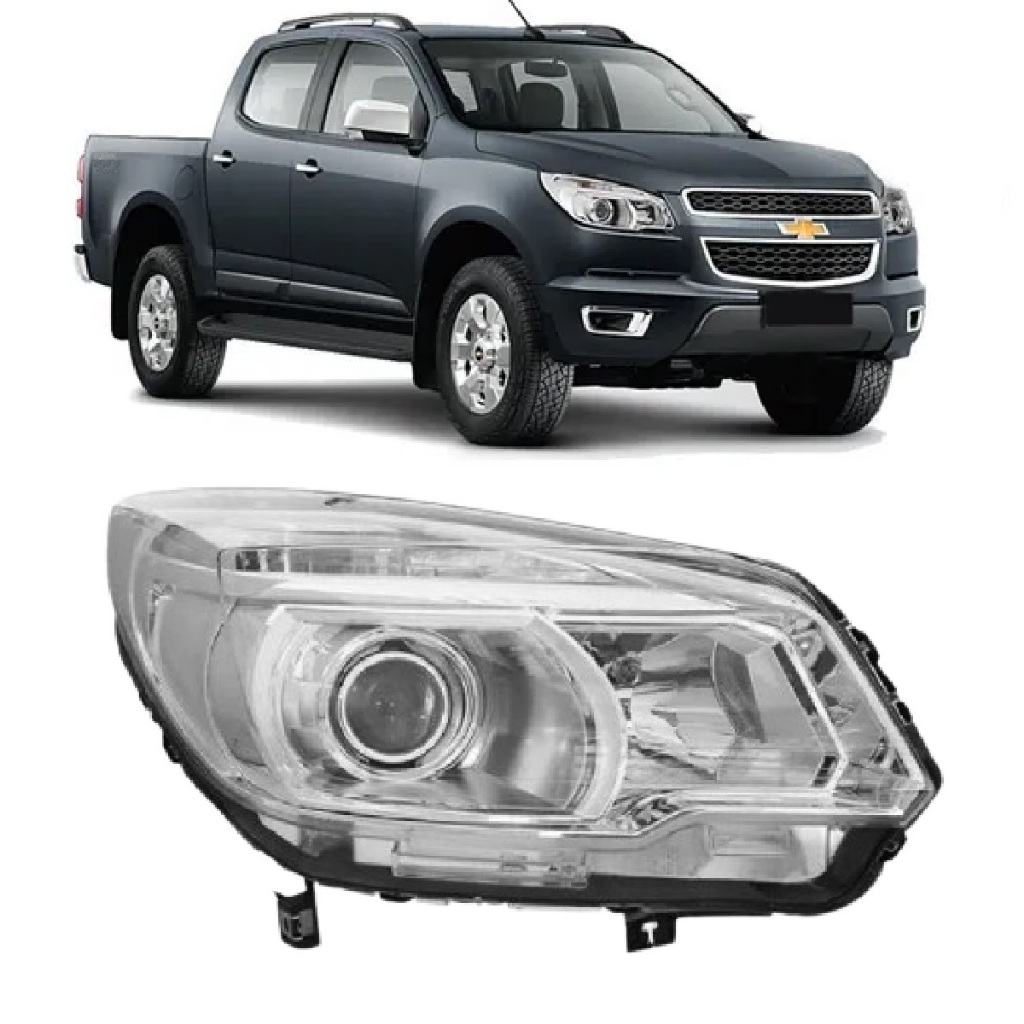 Farol S10 4x4 Ls Ltz 2012 2013 2014 2015 2016 C/ Projetor Original Fitam