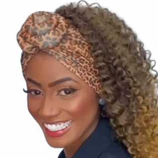 Turbante afro flor com regulador 2x1 (NOVAS ESTAMPAS) em Oferta na Shopee