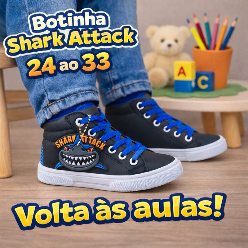 TENIS BOTINHA INFANTIL VOLTA AS AULAS CASUAL CANO BAIXO SAPATO COLEGIAL FACIL DE LIMPAR REF.6