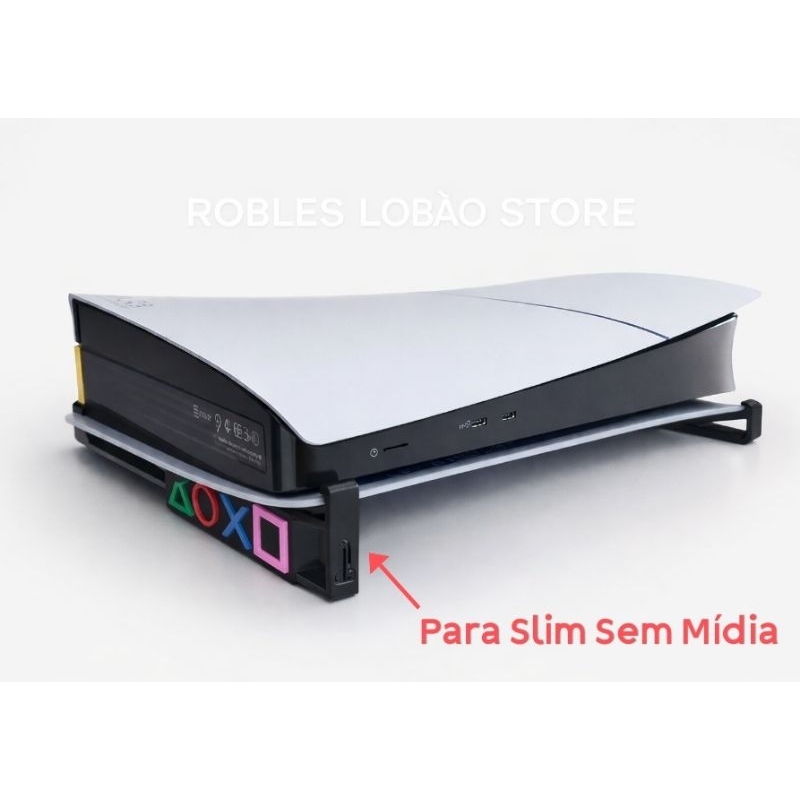 Suporte Apoio Horizontal PlayStation 5 PS5 SLIM (DIGITAL) base em Oferta na Shopee