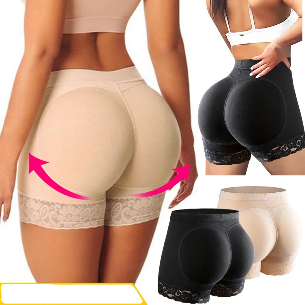 Short Calcinha Com Enchimento na Bunda Levanta Empina Bumbum Bundex Modeladora em Oferta na Shopee