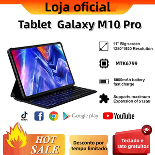 Tablet Galaxy M10 Pro 12 GB de RAM + 512 GB de ROM Bateria de 8800 mAh Ecrã HD de 11,6 polegadas Tablet para jogos com a em Oferta na Shopee