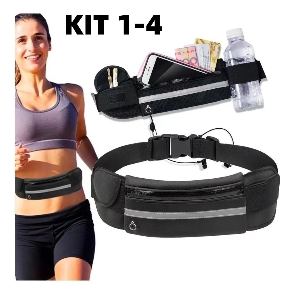 Bolsa Pochete Colorida Unissex Esportiva Sem Volume Compacta Leve impermeável porta celular porta garrafa em Oferta na Shopee