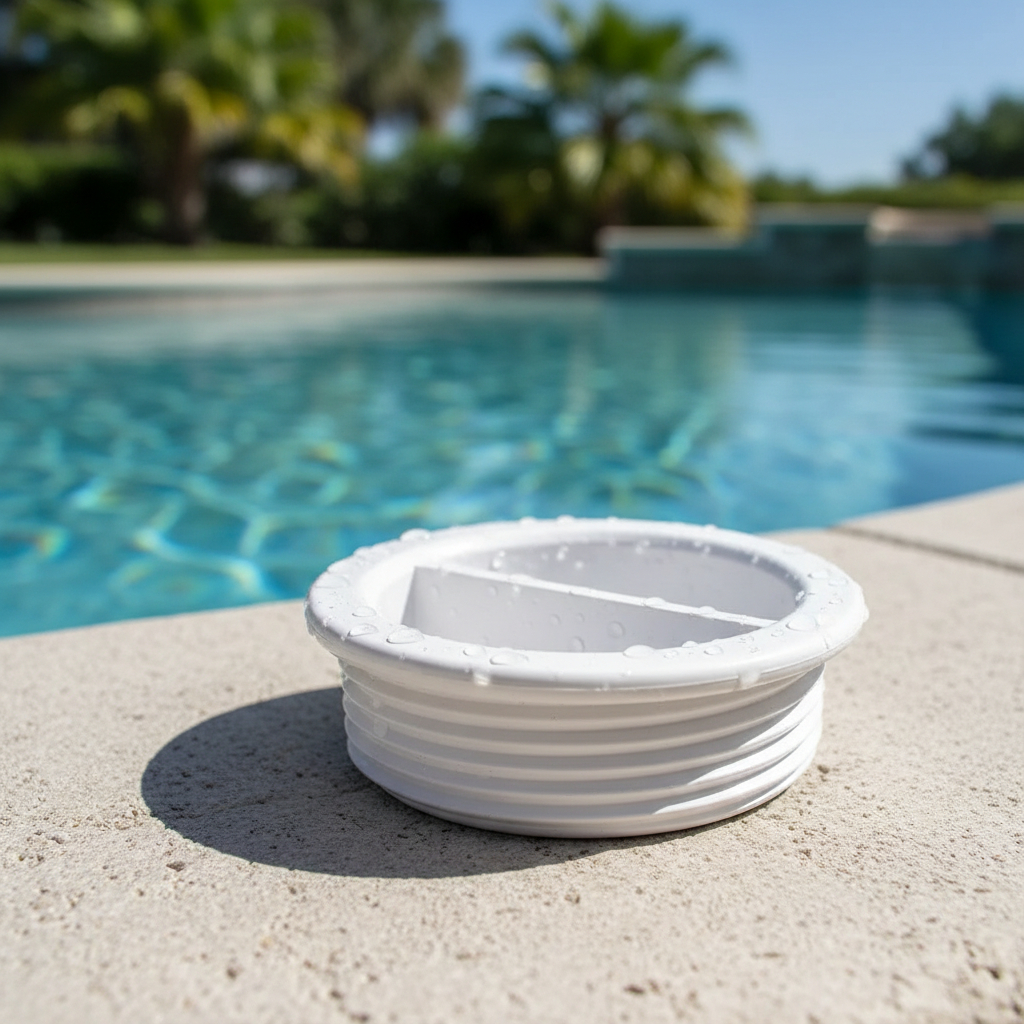 Tampa Para Dispositivo De Aspiracao Medidas 1. 1/2 50mm Para Piscina de Vinil Fibra e ALVENARIA em Oferta na Shopee