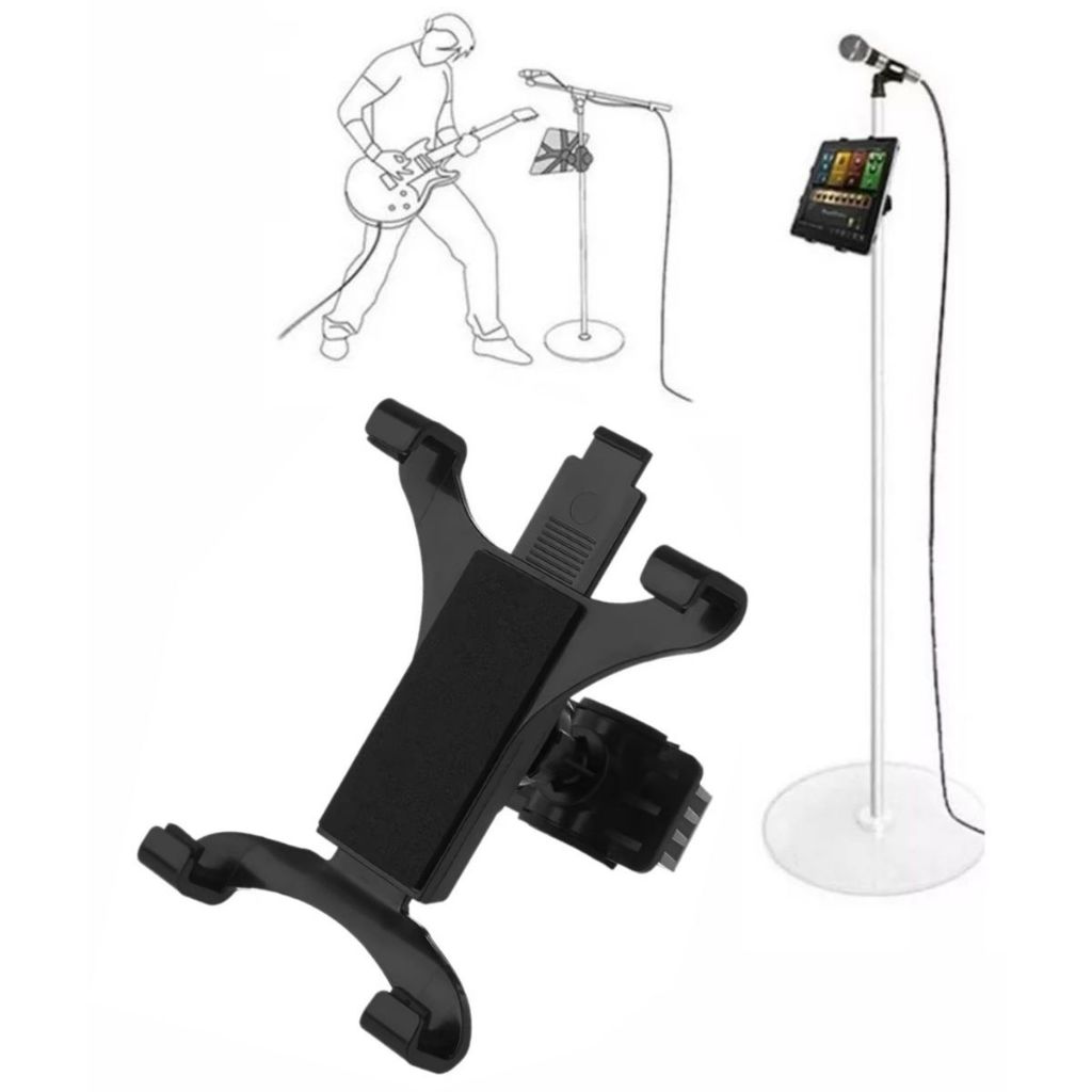 Suporte de iPad Tablet 7 a 10 Polegadas para Pedestal de Microfone Músicos Banda Igreja em Oferta na Shopee