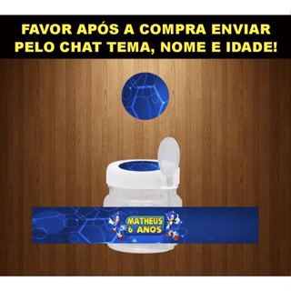Rótulo Adesivo + adesivo tampa potinho 40gr. (mini nutella) (TODOS OS TEMAS) em Oferta na Shopee