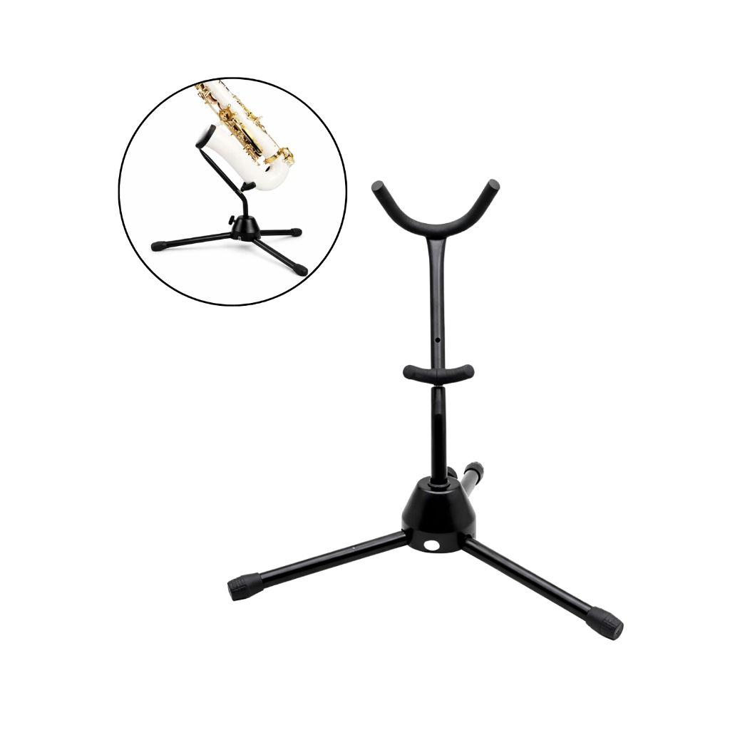 Suporte Saxofone Sax Alto Tenor Portátil Suporte Pedestal aguenta até 5Kg em Oferta na Shopee