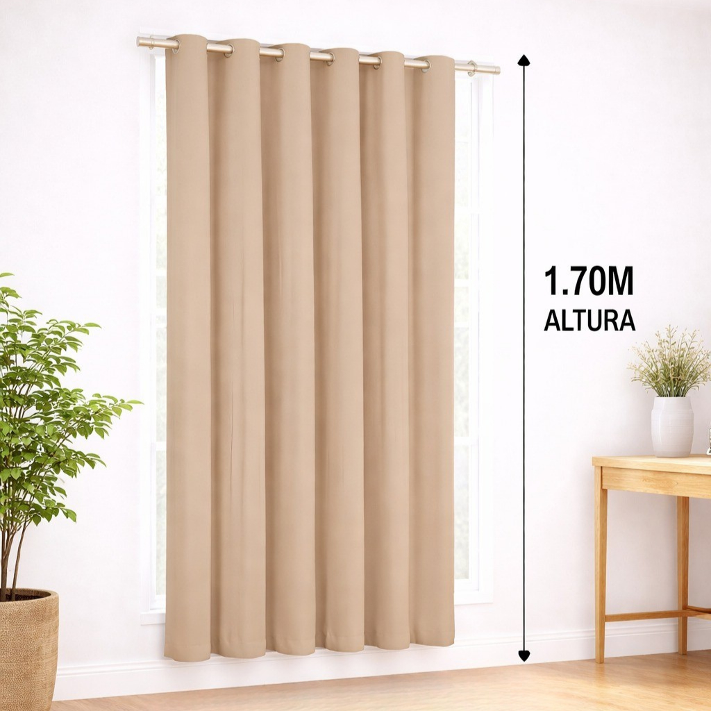 Cortina Roma 1,00 x 1,70 Para Sala e Quarto - Filimar em Oferta na Shopee