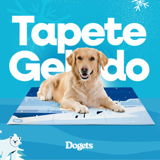 Tapete Gelado Refrescante Para Pet Cachorro Gato Grande 110x70cm