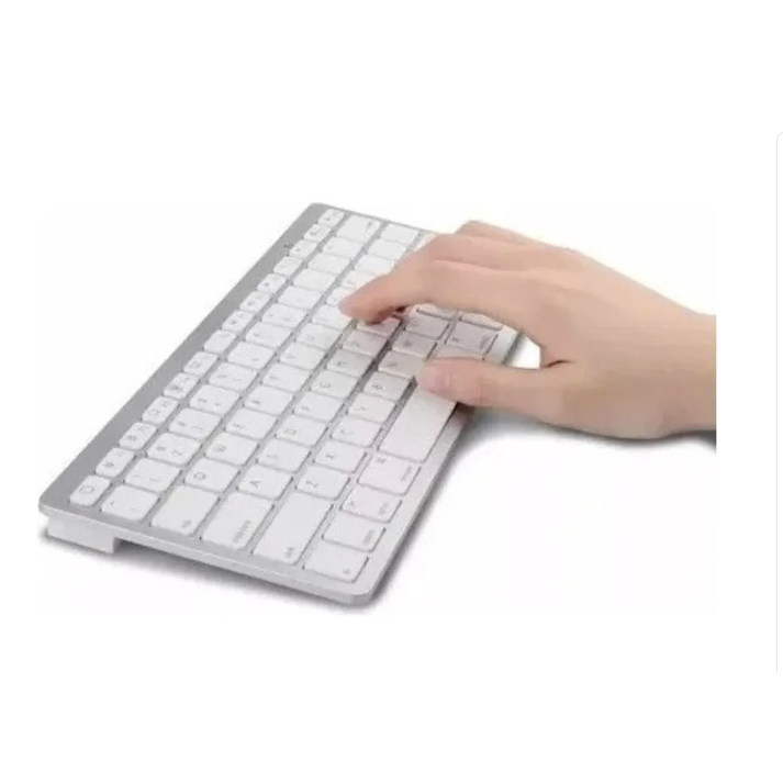 Teclado Bluethoot P/ iPad iPhone iMac Macbook Pc Tablet