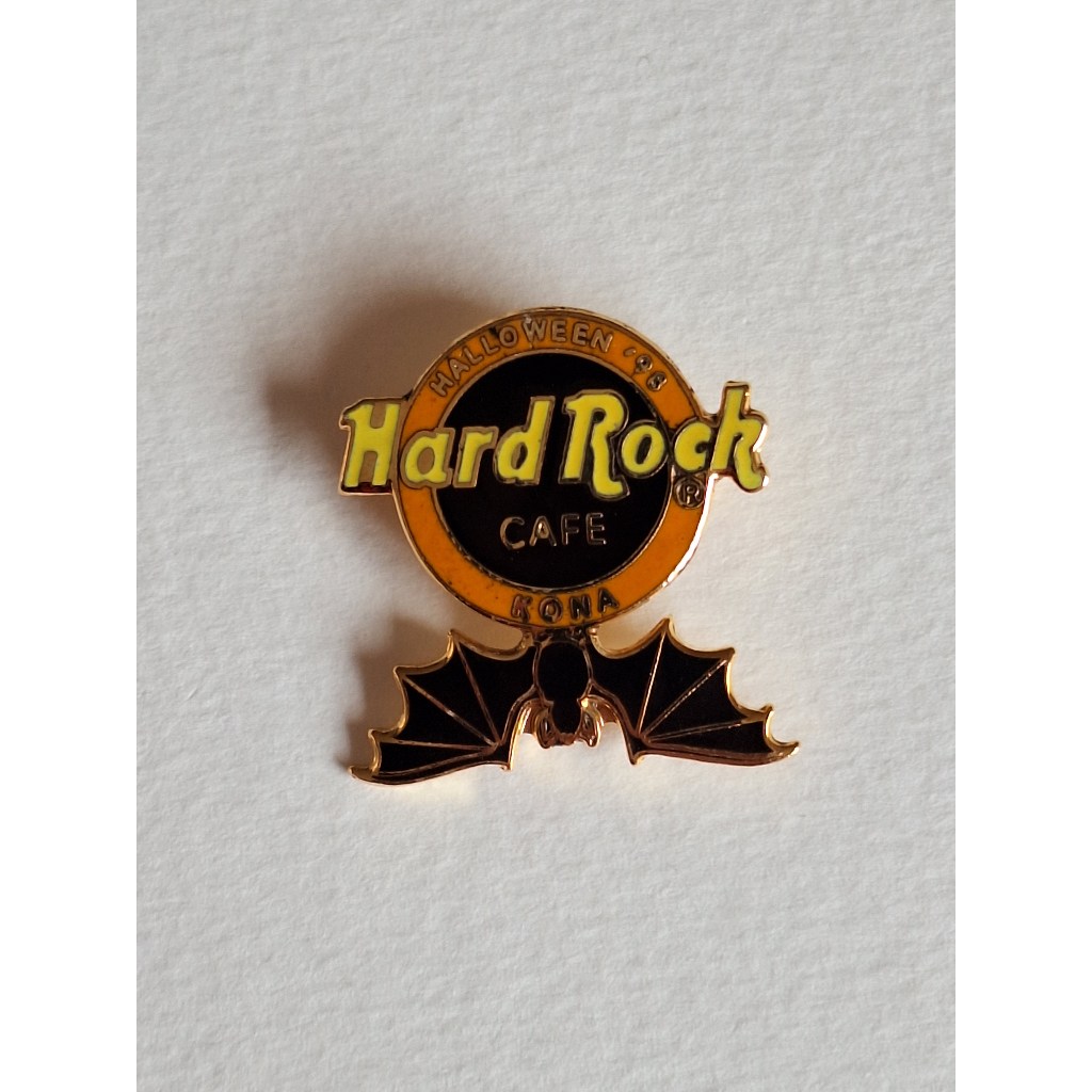 Pin / Broche - Hard Rock Cafe - Kona - Halloween 1998 Bat and Logo Series