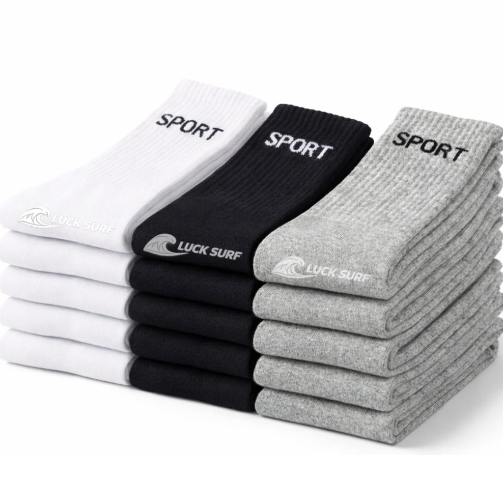 Kit até 15 Pares Meias Masculinas Cano Alto Algodão Macias e Resistentes em Oferta na Shopee