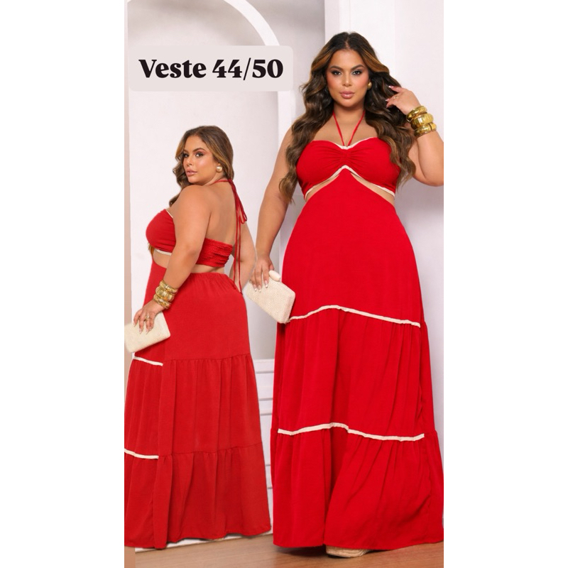 vestido longo ,vestido forrado ,moda maior , vestido plus size vestido alça vestido feminino longo PLUS size