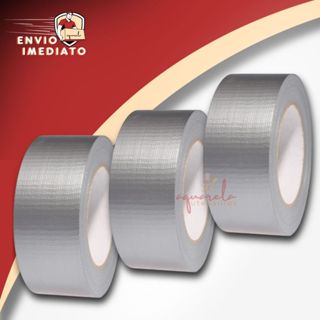 Rolo Fita Multiuso Silver Tape 5 Metro 45mm Resistente Á Prova D'agua Cinza em Oferta na Shopee