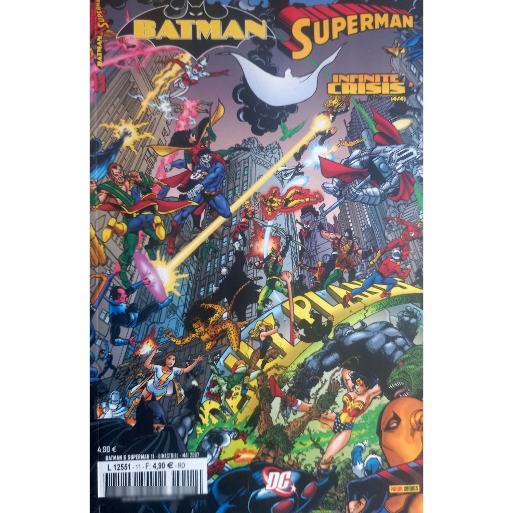 HQ DC Batman Superman - Infinite Crisis 4 - Francês - Importado - Panini Comics 2007