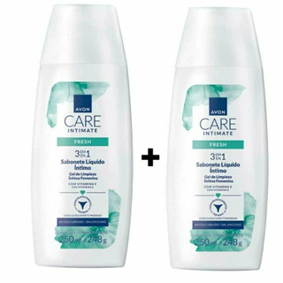 kit 2 Sabonete Liquido Intimo Fresh Ou Active 250ml Avon Nova Embalagem em Oferta na Shopee
