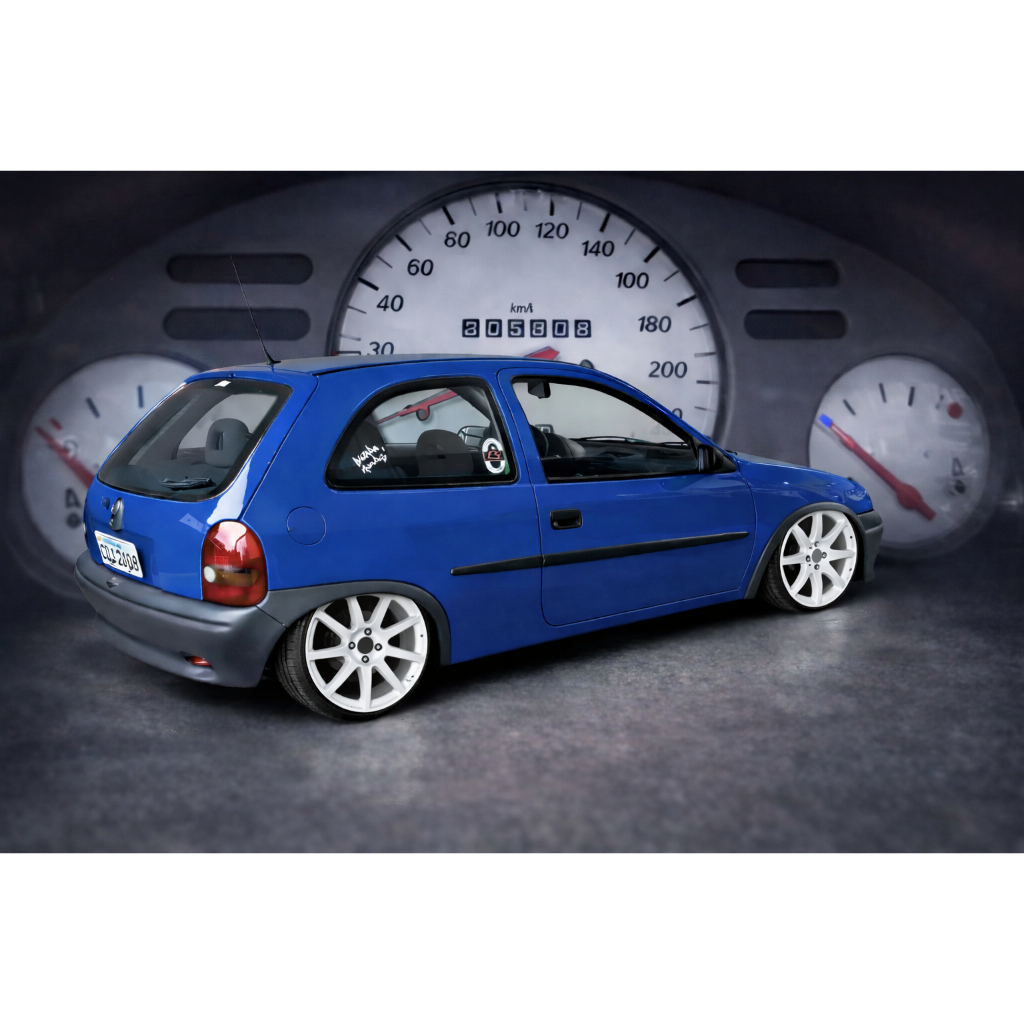 LAMPADA DE LED PAINEL CORSA WIND CLASSIC SEM RPM ICE BLUE PREMIUM