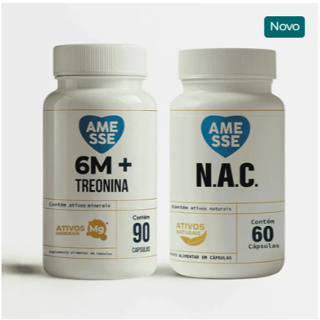 Kit NAC + 6M com treonina em Oferta na Shopee