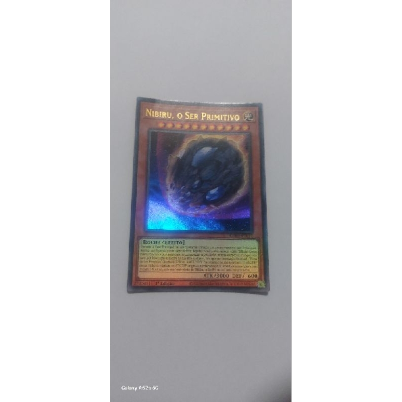 Carta card Yu Gi Oh original  rara Nibiru o ser primitivo