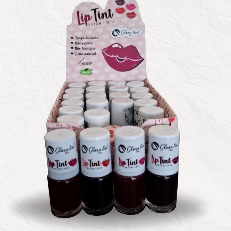 Lip tint 3 em 1 Longa Duração Efeito Natural Maquiagem Boca & Bochecha