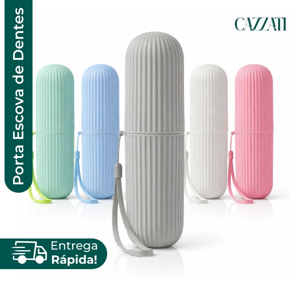 Porta Escova de Dente Estojo Portátil para Viagem Trabalho Escola em Oferta na Shopee