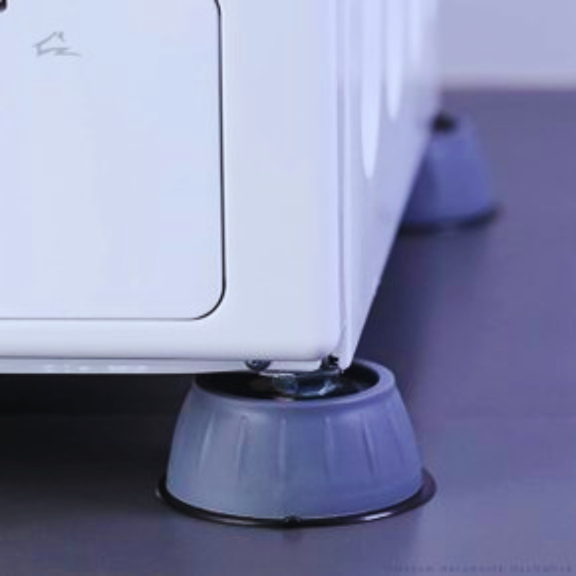 Pé Máquina Lavar Fogão Geladeira Base Protetora Apoio Anti Vibração Suporte Base Niveladora Móveis