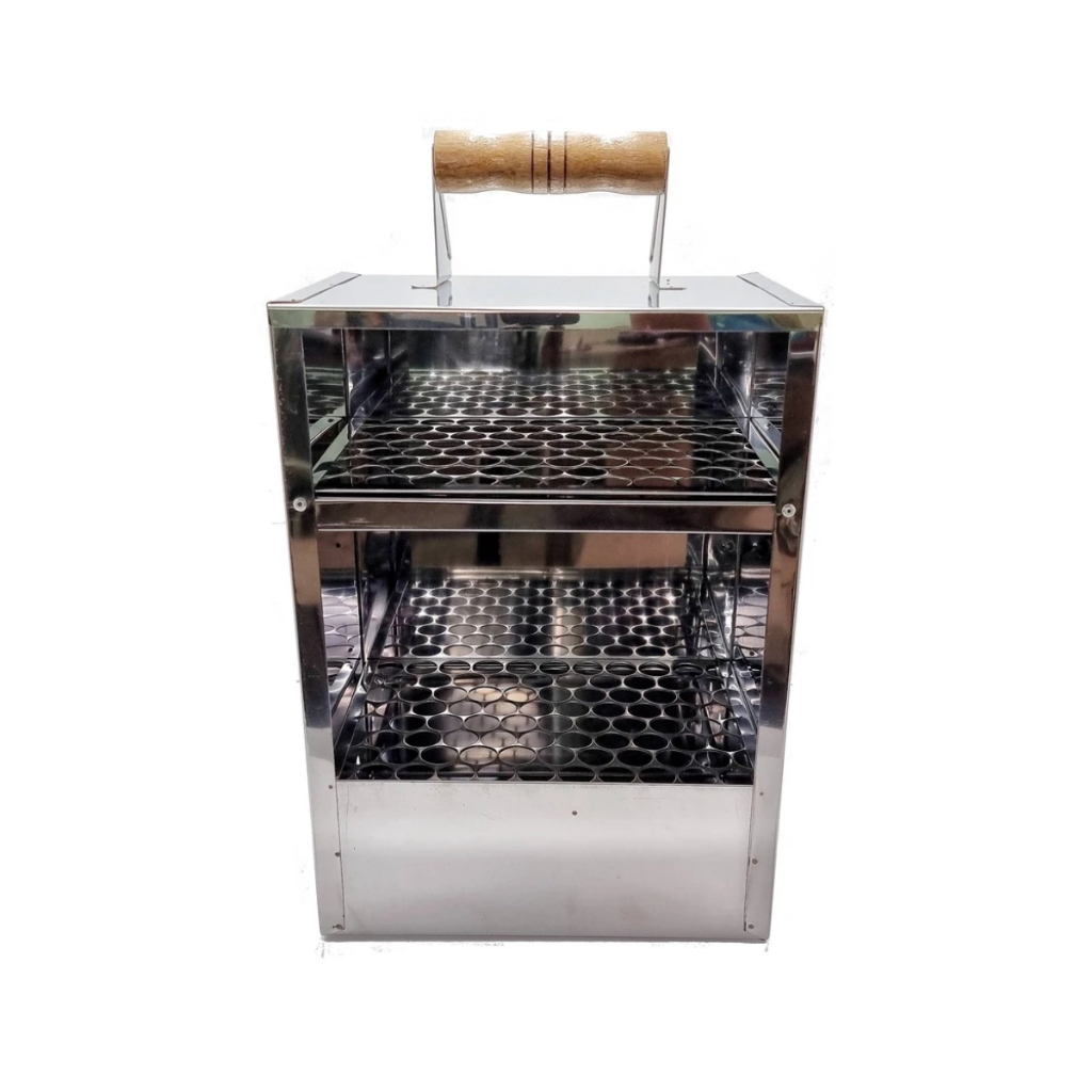 Churrasqueira Queijo Coalho Inox Praia Camping