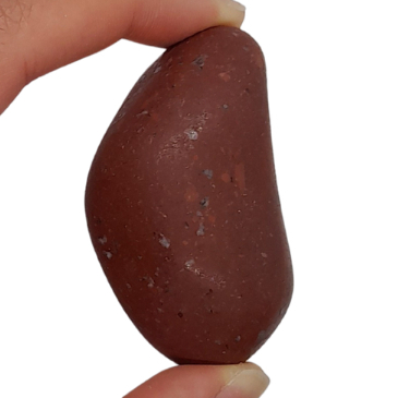 Jaspe Vermelho Pedra Natural Rolada Cristal