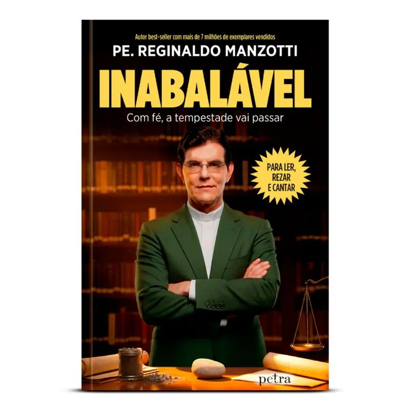 Livro Inabalável Padre Reginaldo Manzotti | Com fé a tempestade vai passar - Lançamento 2026 em Oferta na Shopee