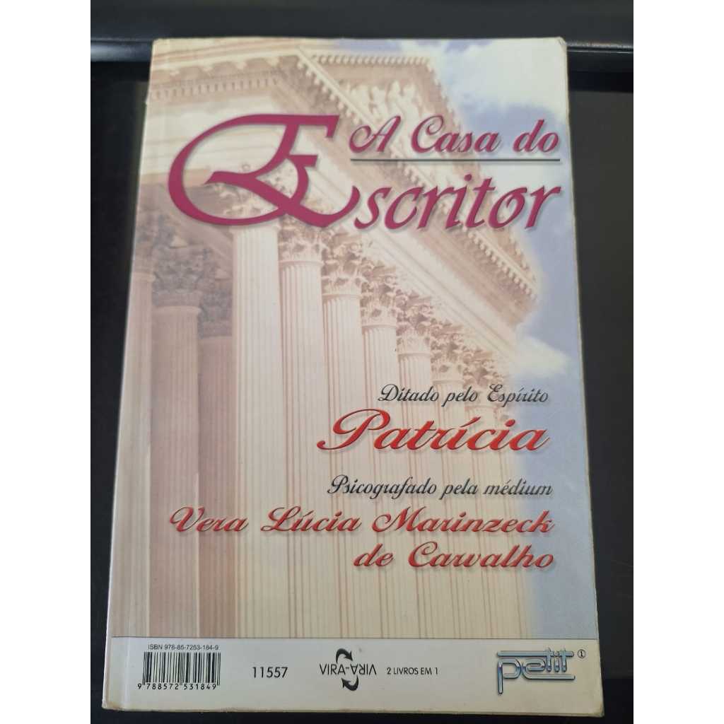 Livro Vira-Vira - A Casa do Escritor e O Vôo da Gaivota - Vera Lúcia Marinzeck de Carvalho
