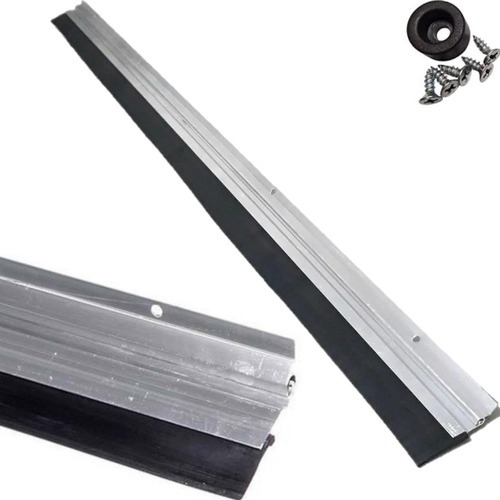 Veda Porta Alumínio Reforçado Rodo Vedante 70cm 80cm 90cm 100cm Anti Poeira Insetos Ruído