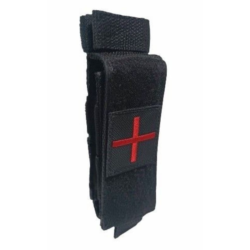 Porta Torniquete Modular Sistema Molle Cinto ou Capa de Colete Preto